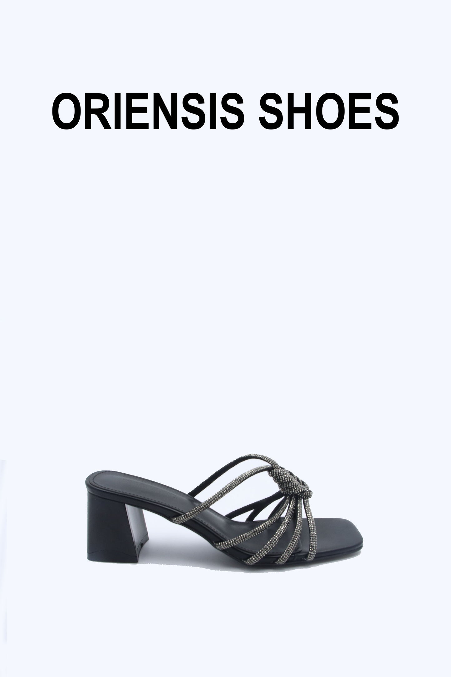 Black Shimmer Heels