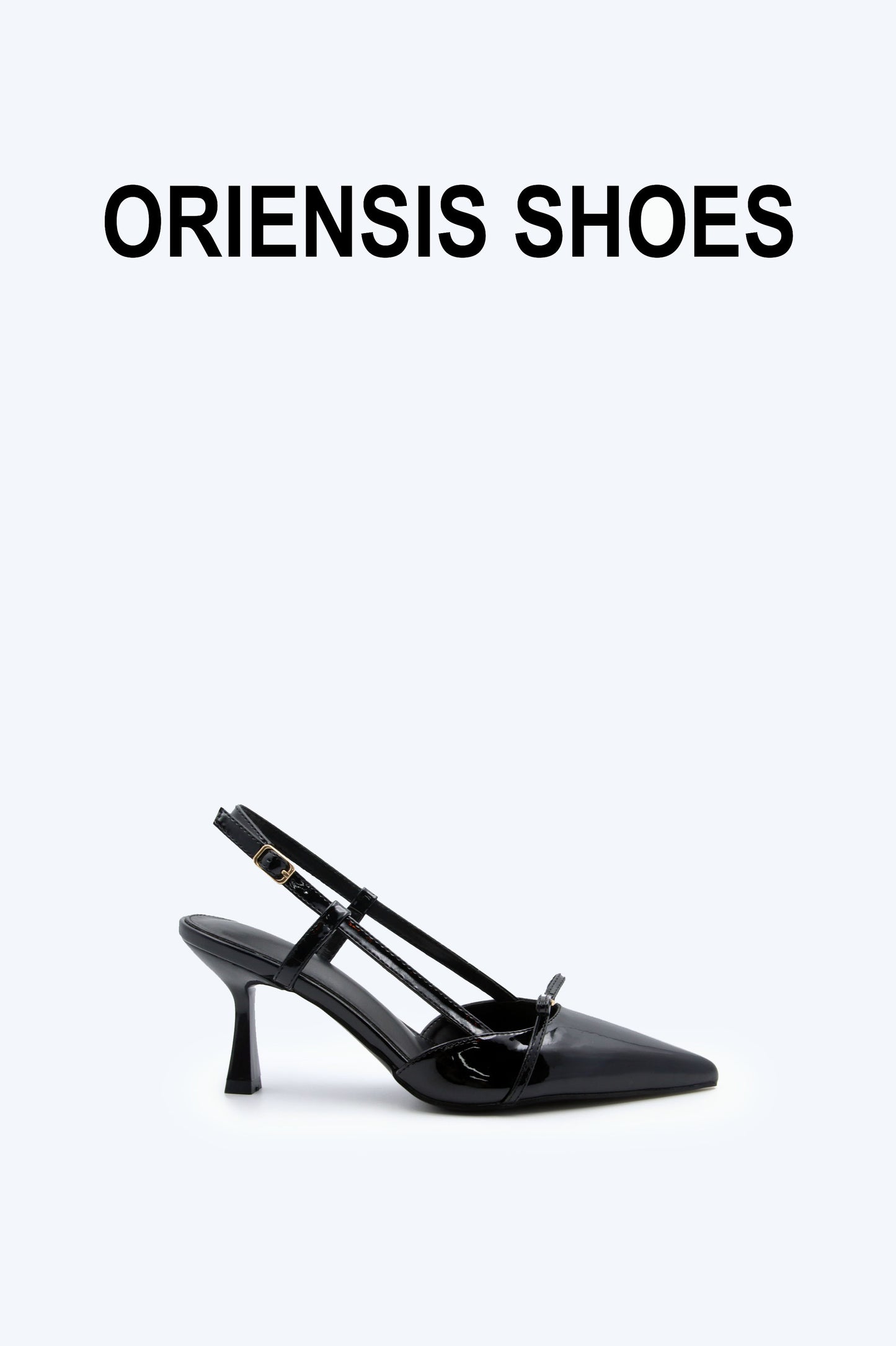 Black Stiletto Bow Heels
