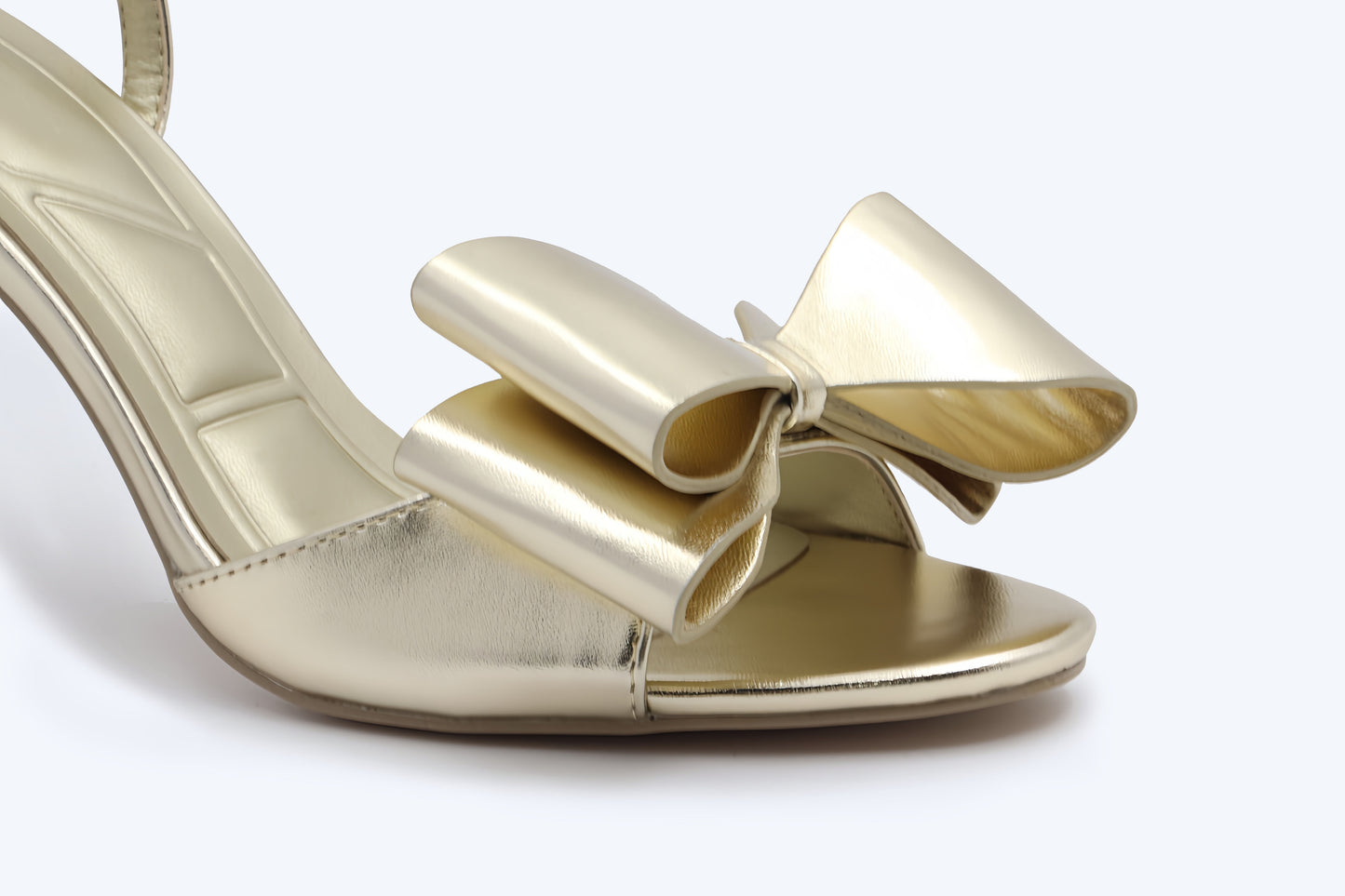 Gold Luminary Strap Heels