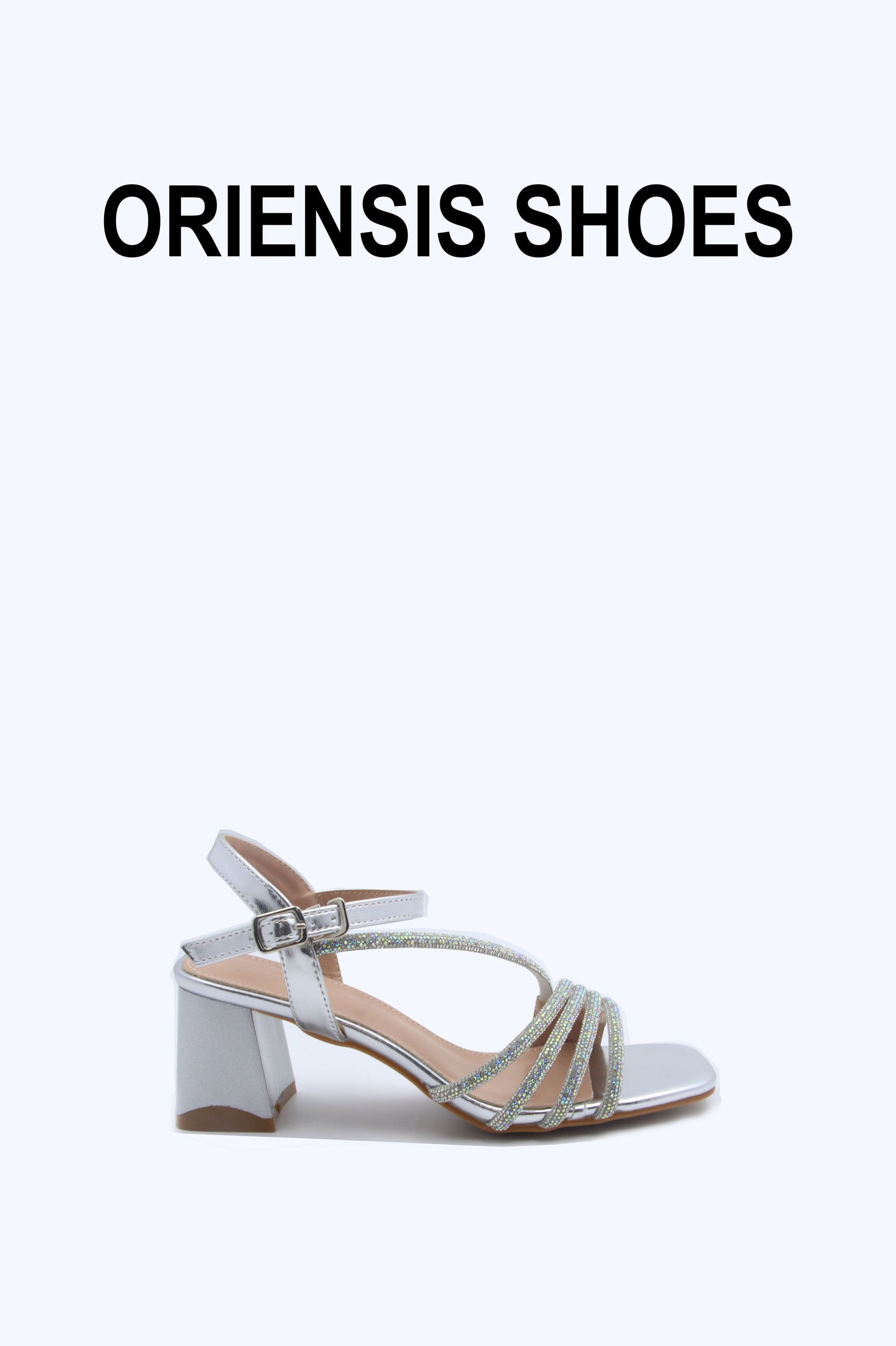 Silvery Stella Shine Heels