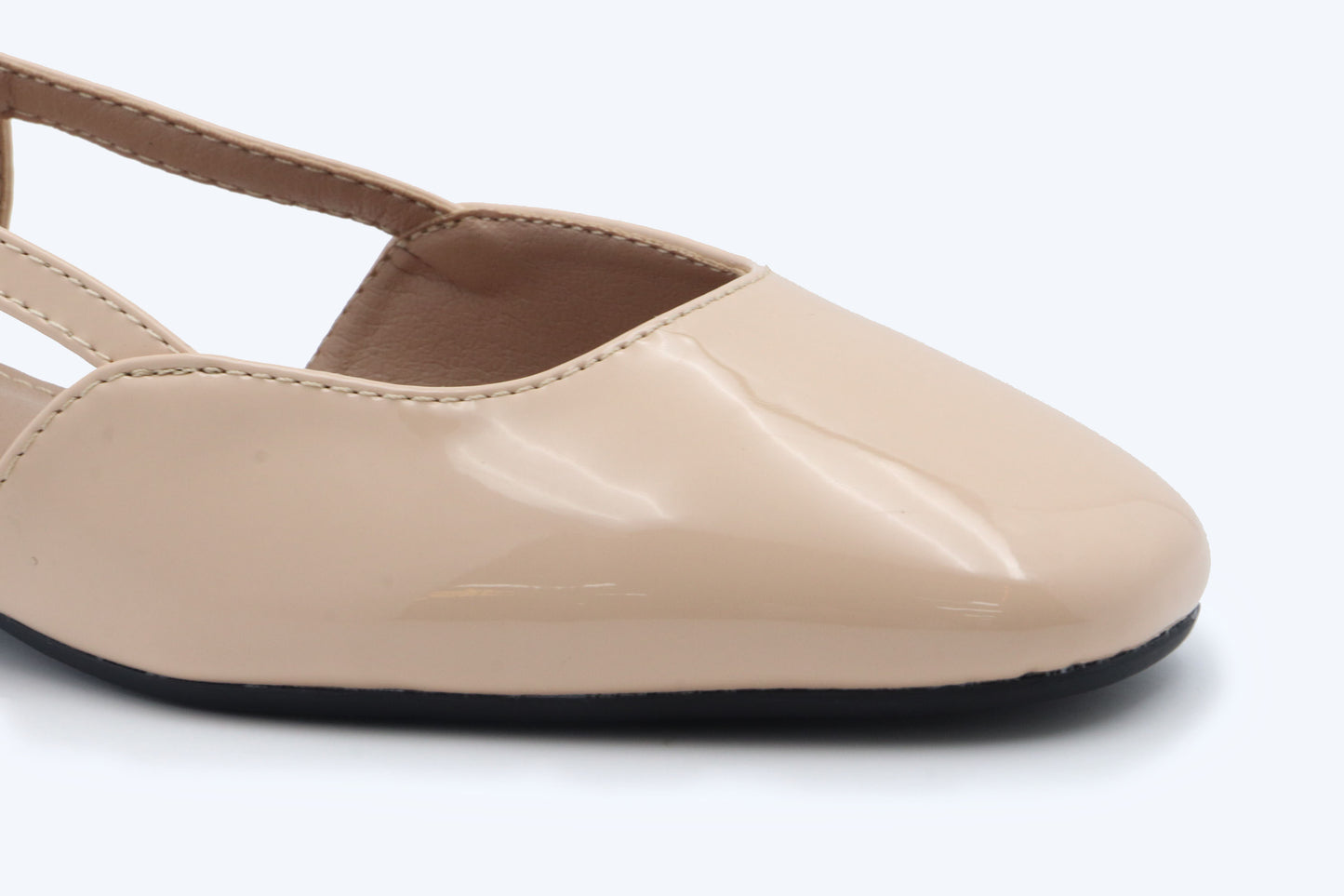 Beige Sling Sophistication Flat