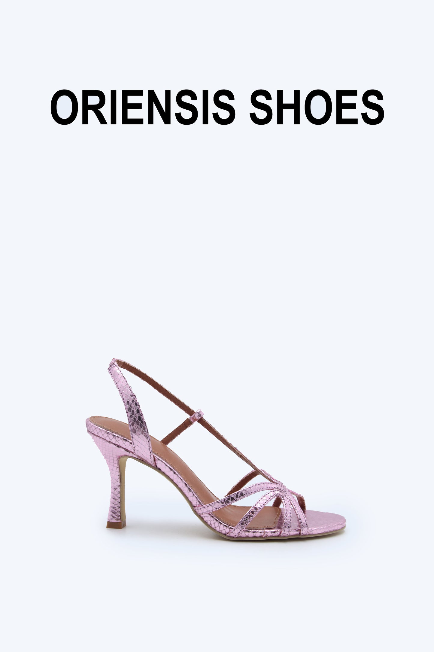 Pink Serpent Gleam Heels