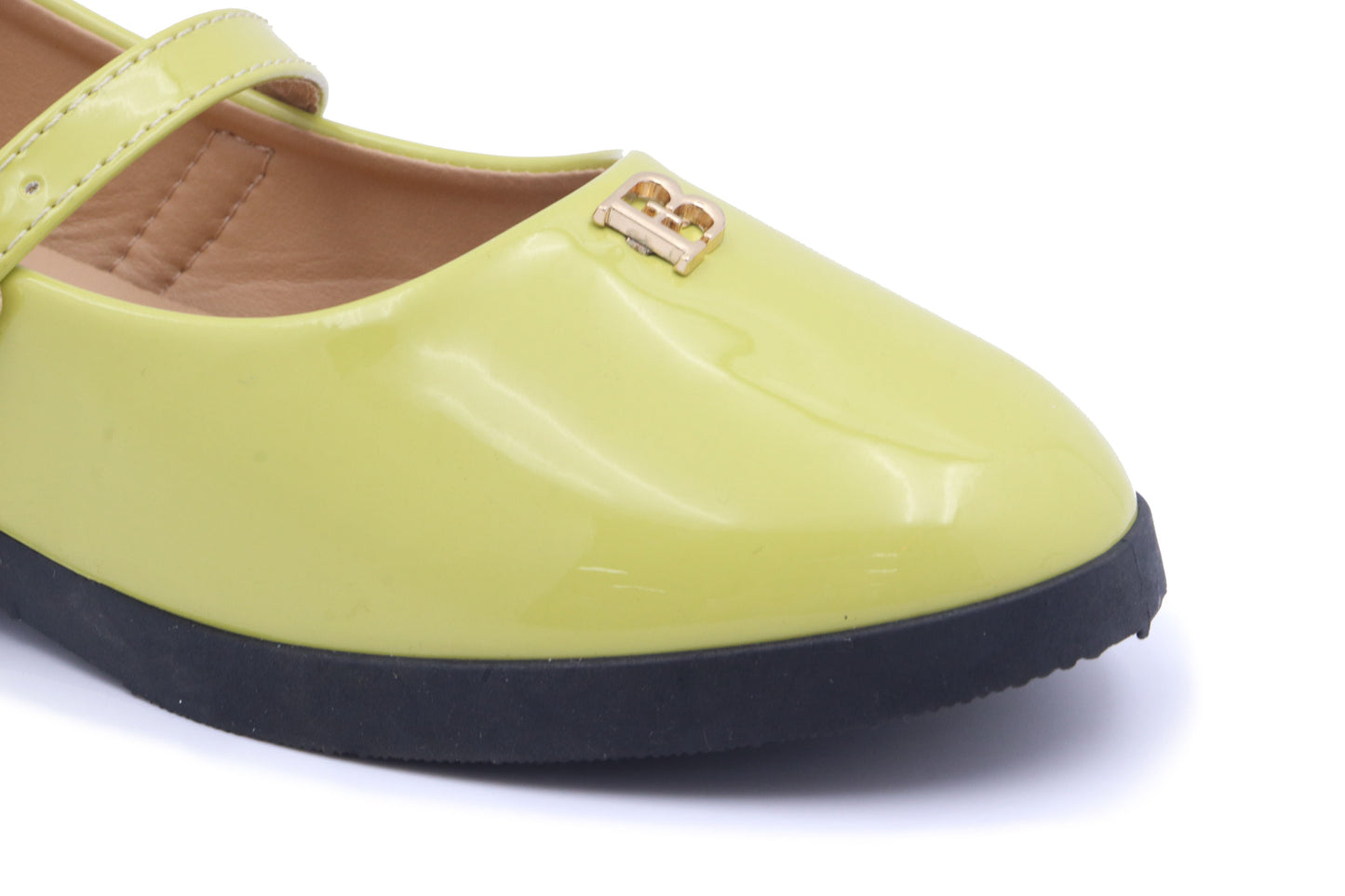 Yellow Brogue Charm Shoes