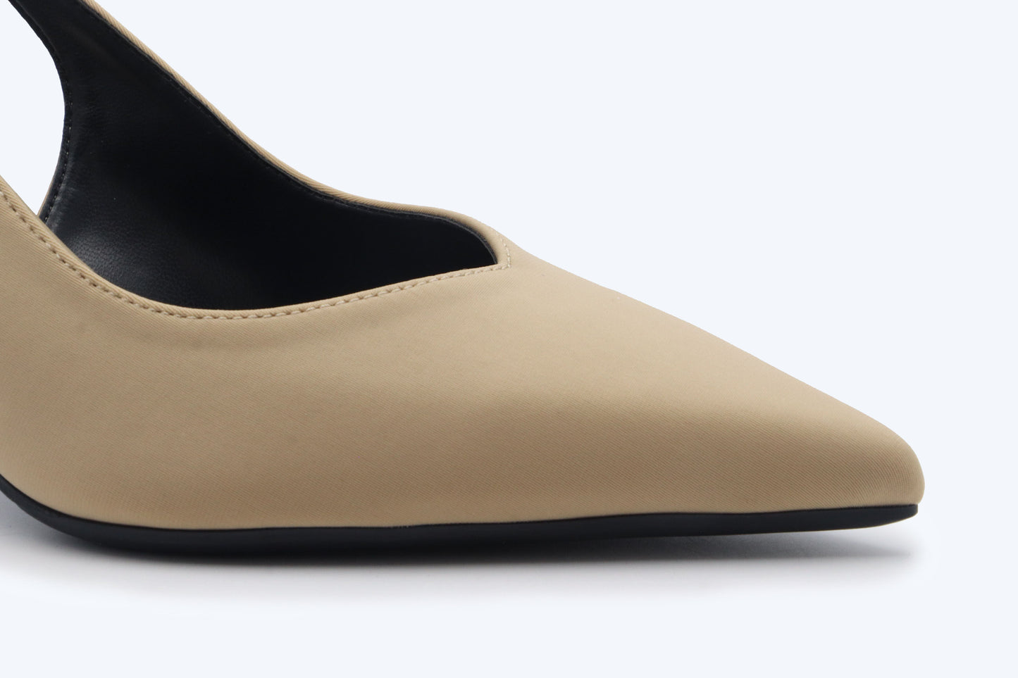 Beige Causal Heel