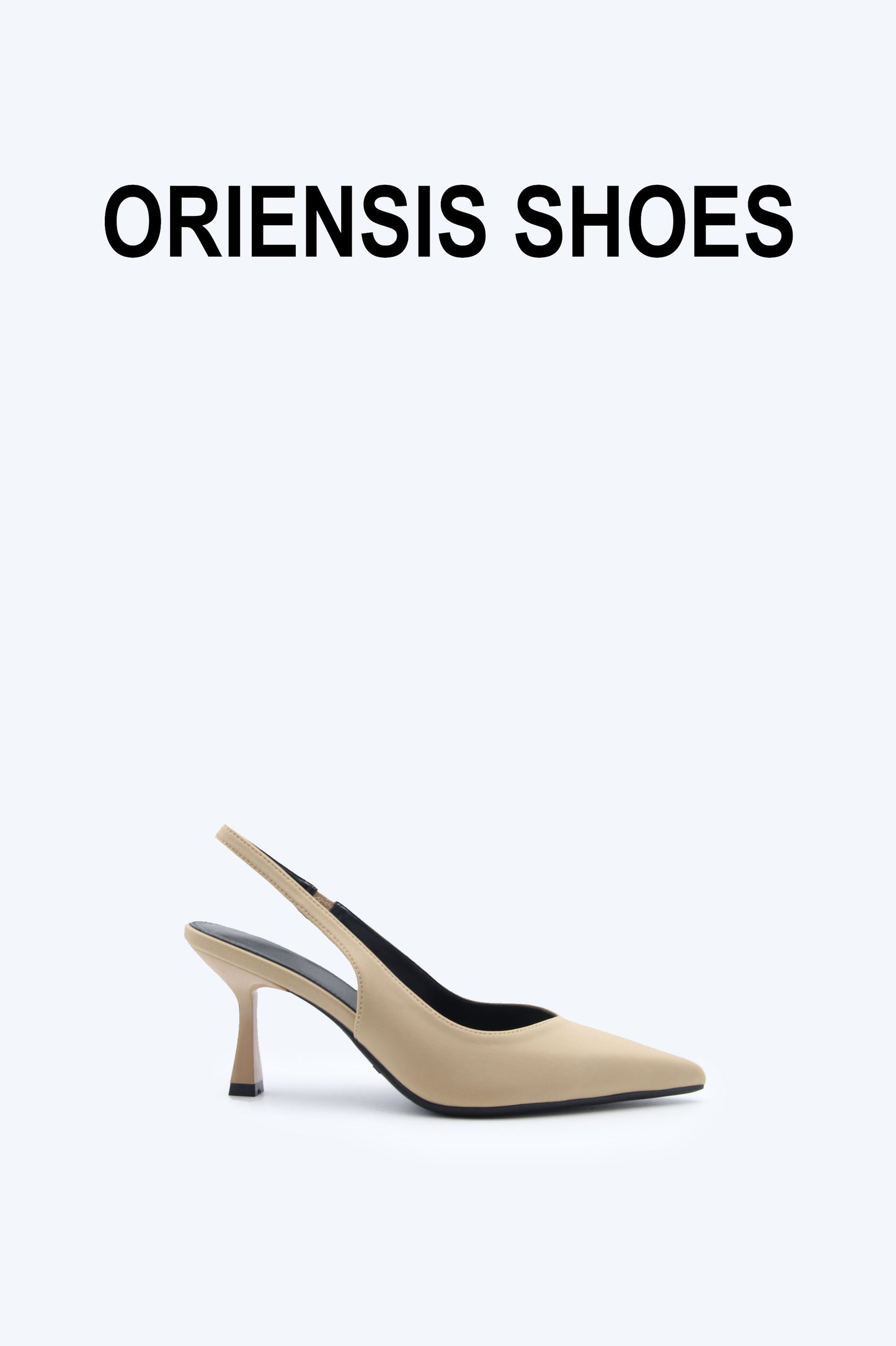 Beige Causal Heel