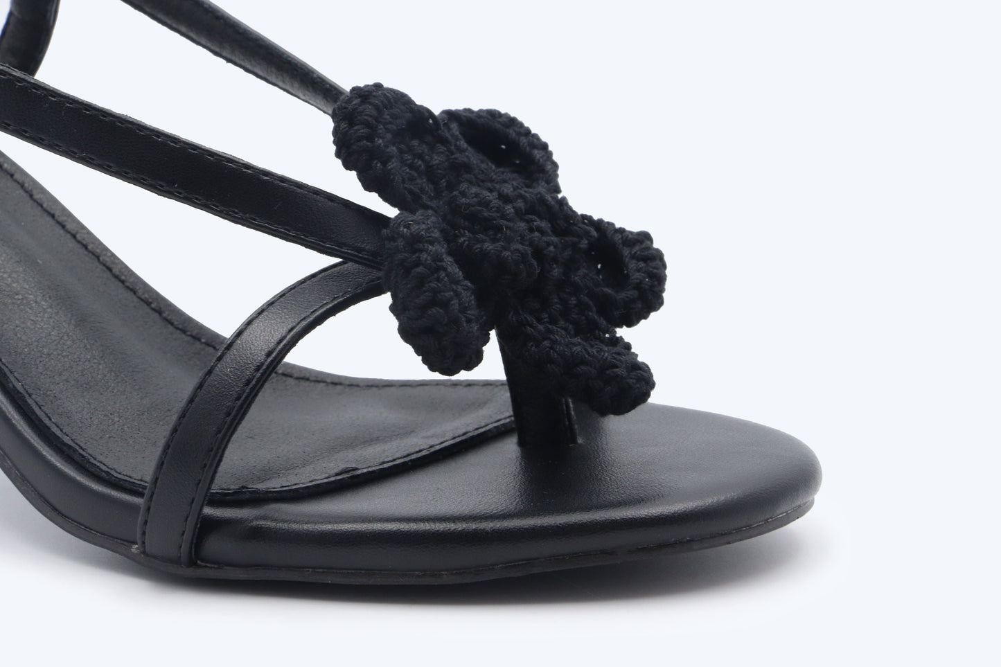 Black Bowknot Allure Heel