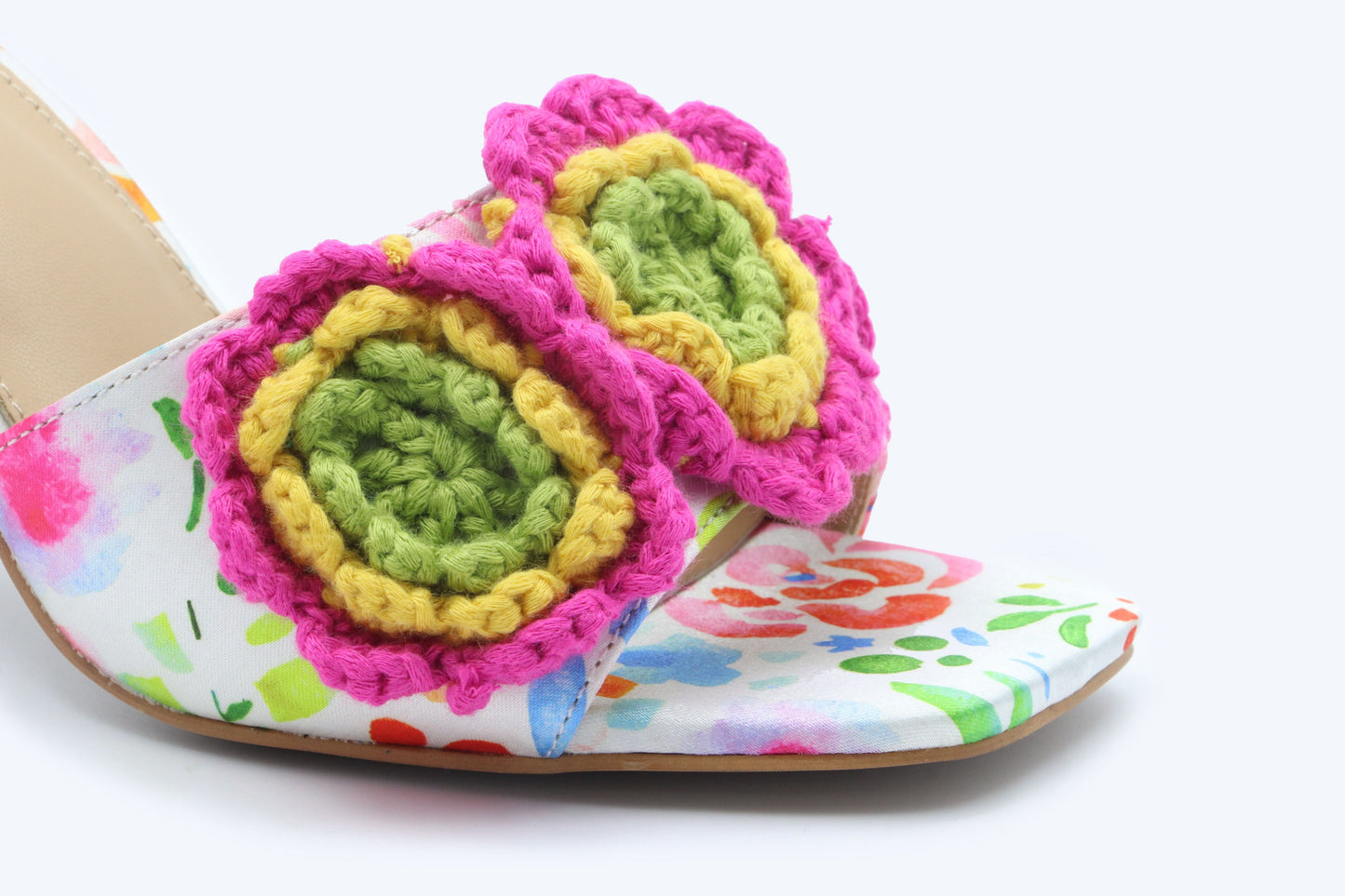 Pink Fiber Flora Sandal