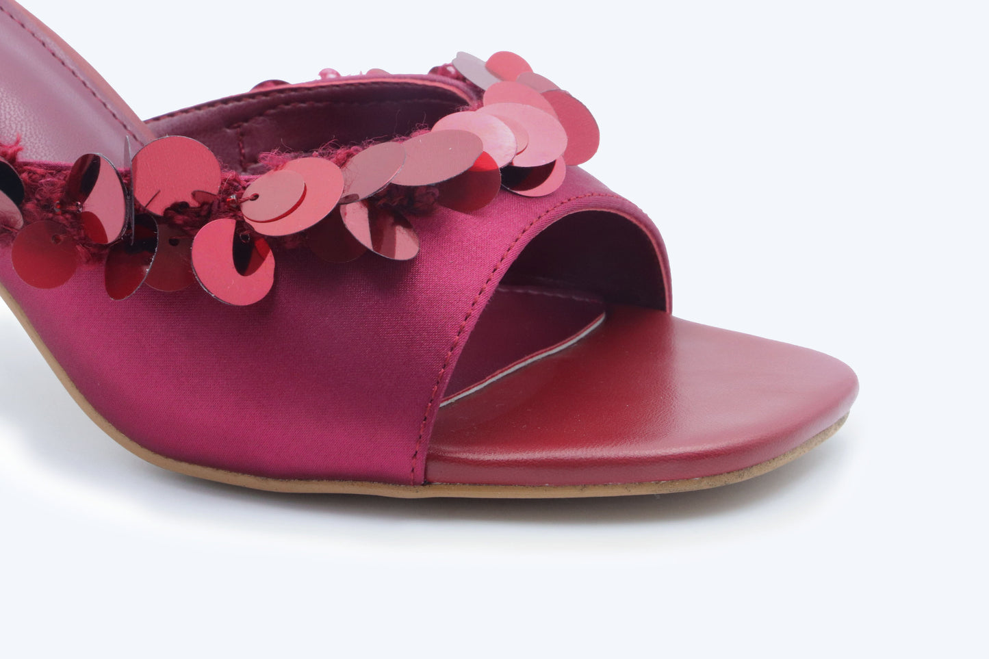 Red Paillette Whim Sandal