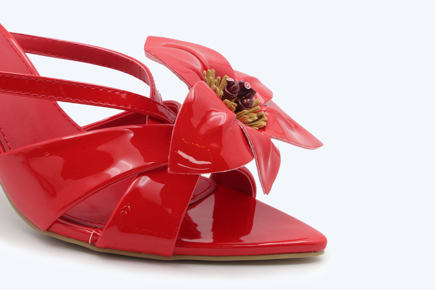 Red Bloom whirl Sandal