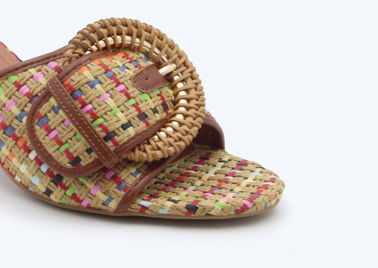 Rainbow Gilt Weave Sandal