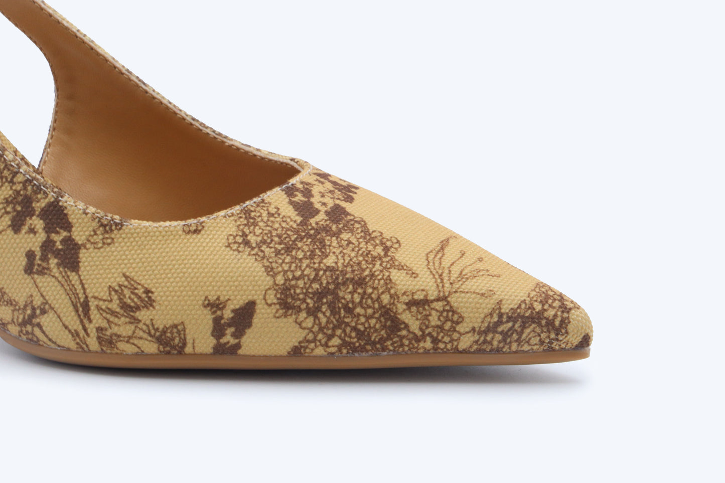 Caramel Botanic Sling Heel