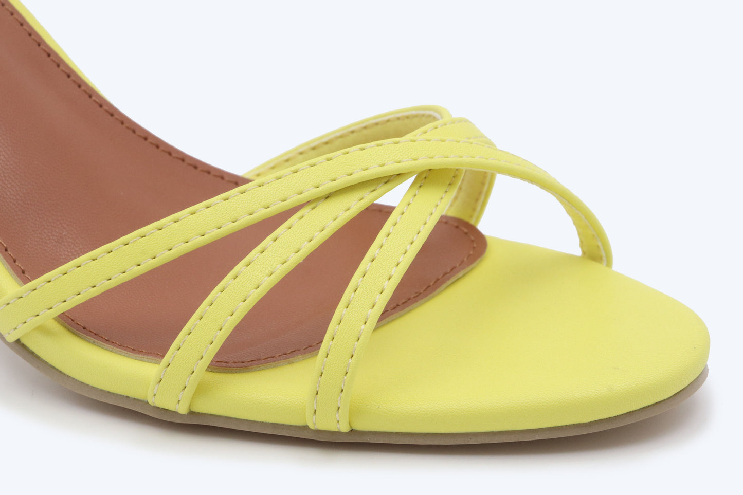 Yellow Strap Heel