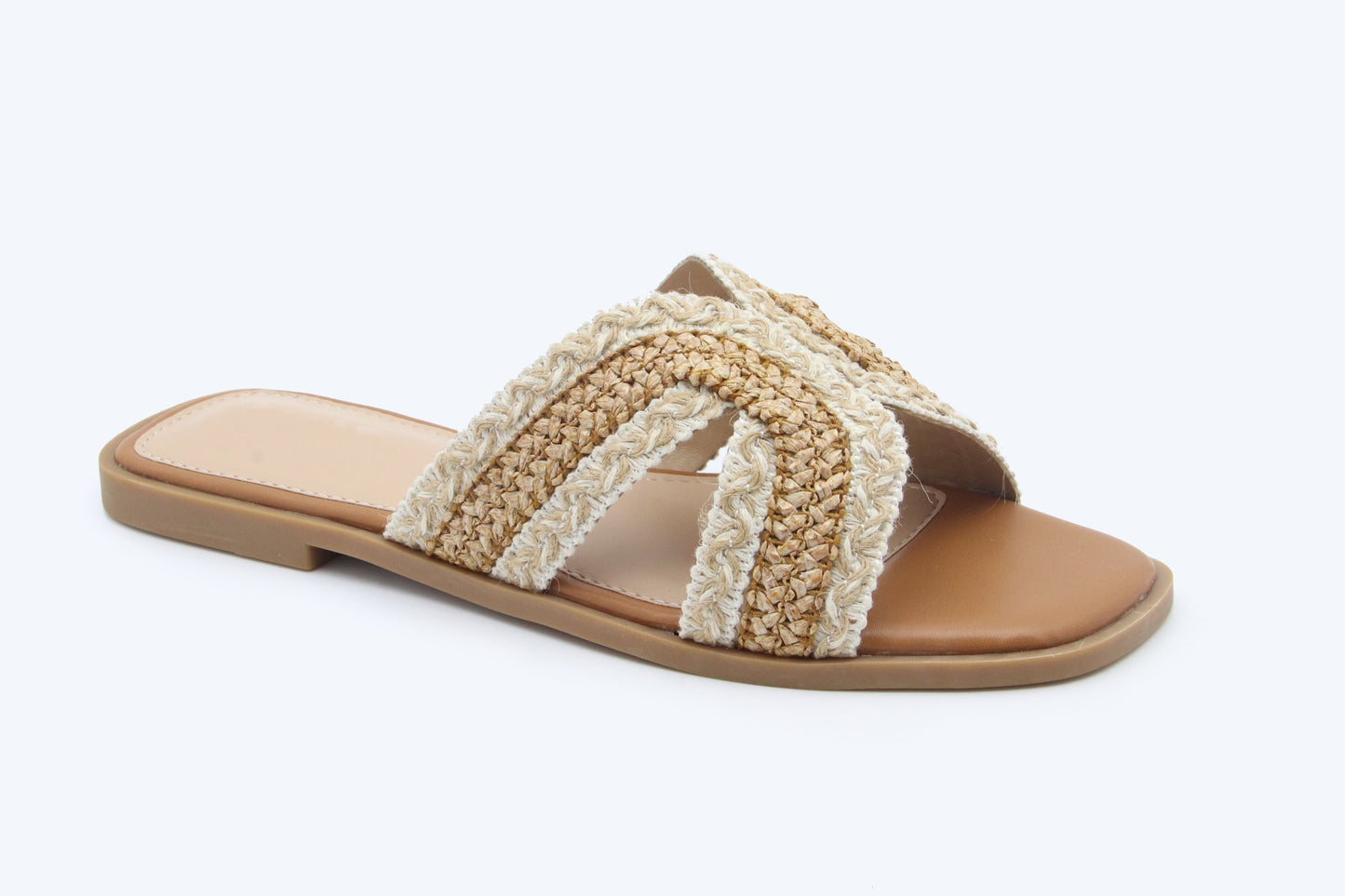 Nude Woven Breeze Flats