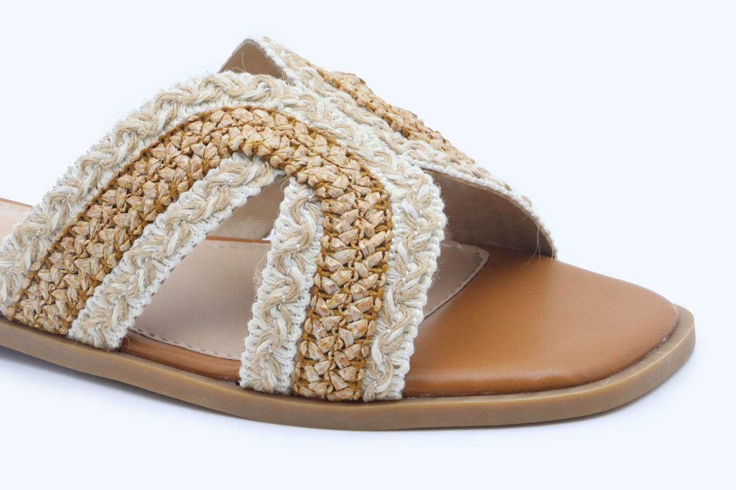 Nude Woven Breeze Flats