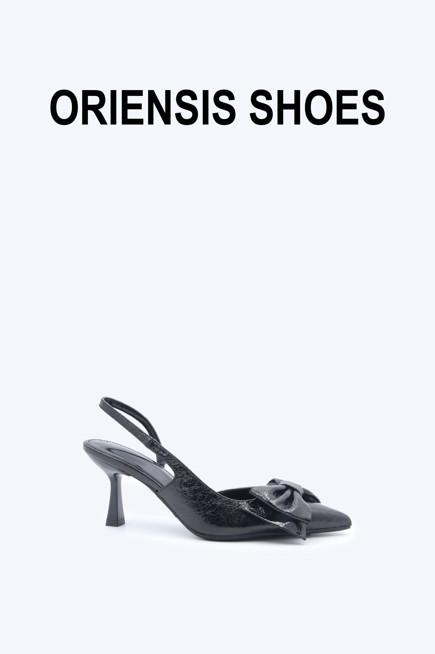 Black Luxe Bowlet Heels