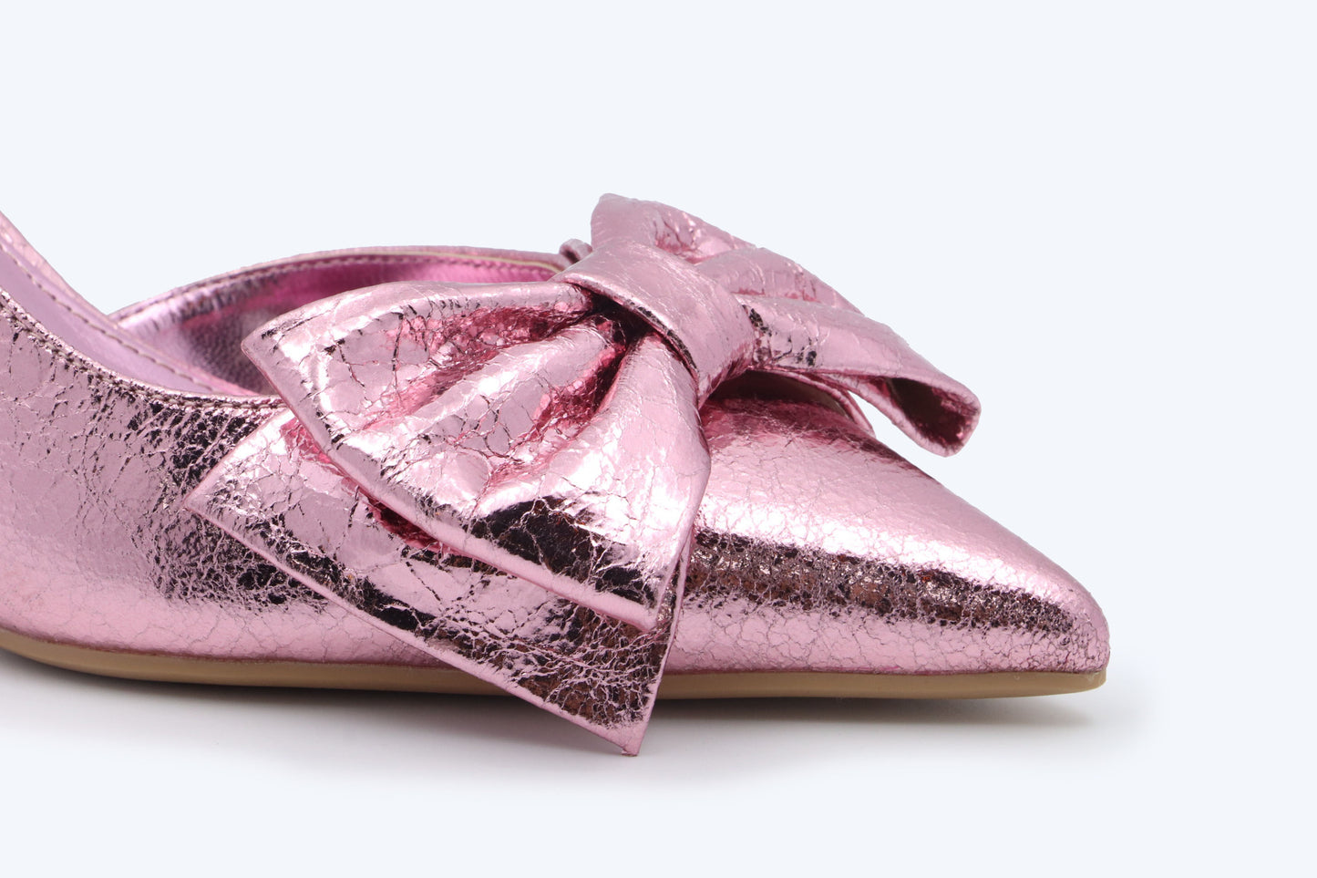 Pink Luxe Bowlet Heels