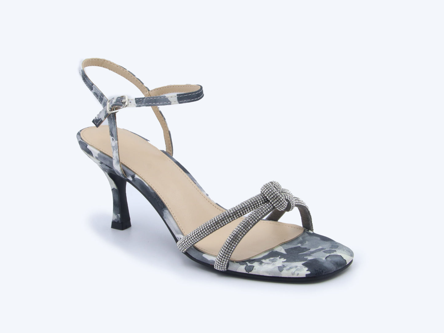 Grey Bloom Spark Heels