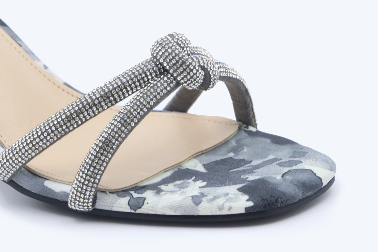 Grey Bloom Spark Heels
