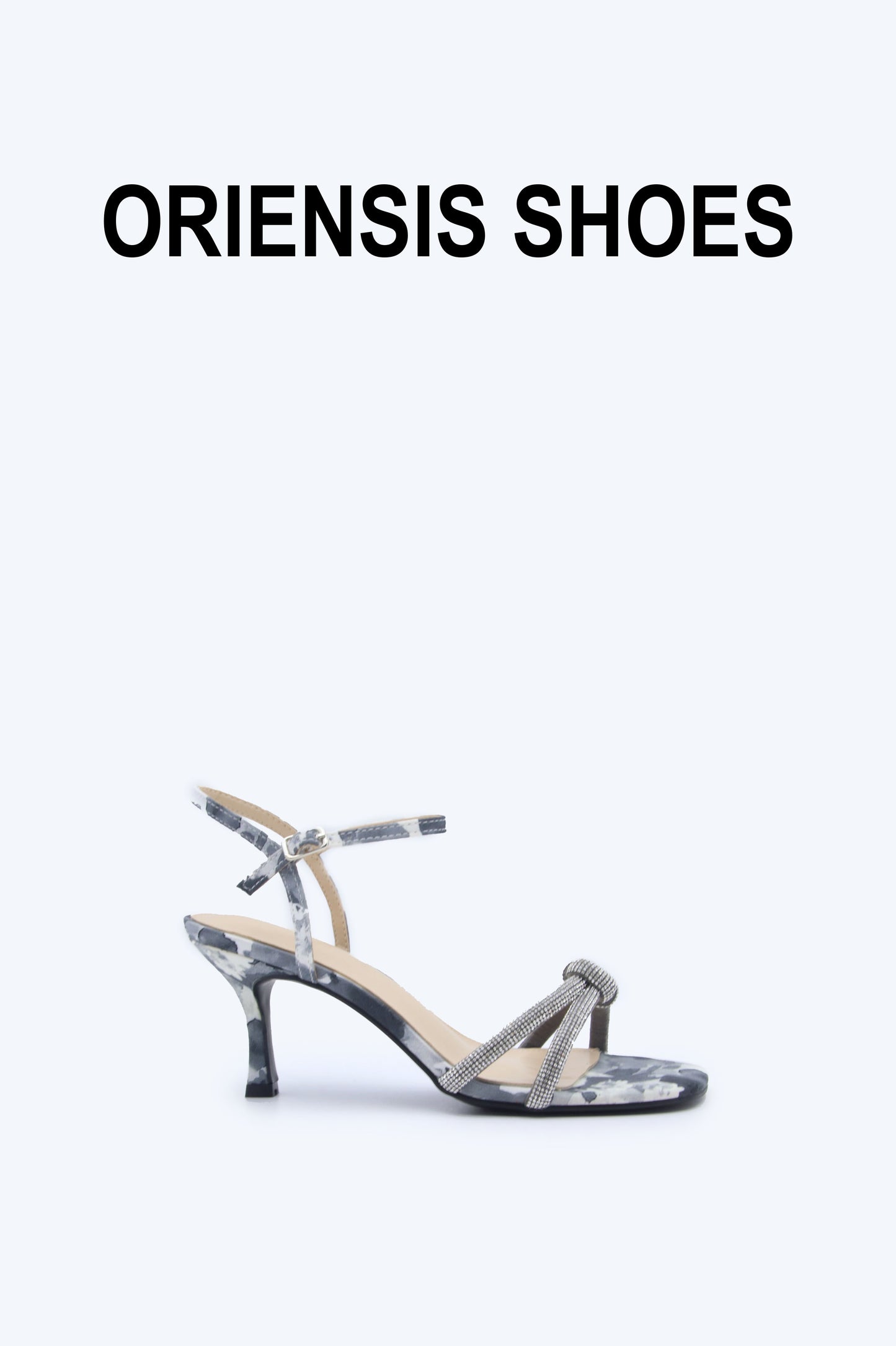 Grey Bloom Spark Heels