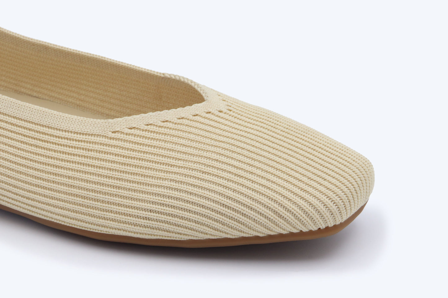 Nude Knit Comfort Flat