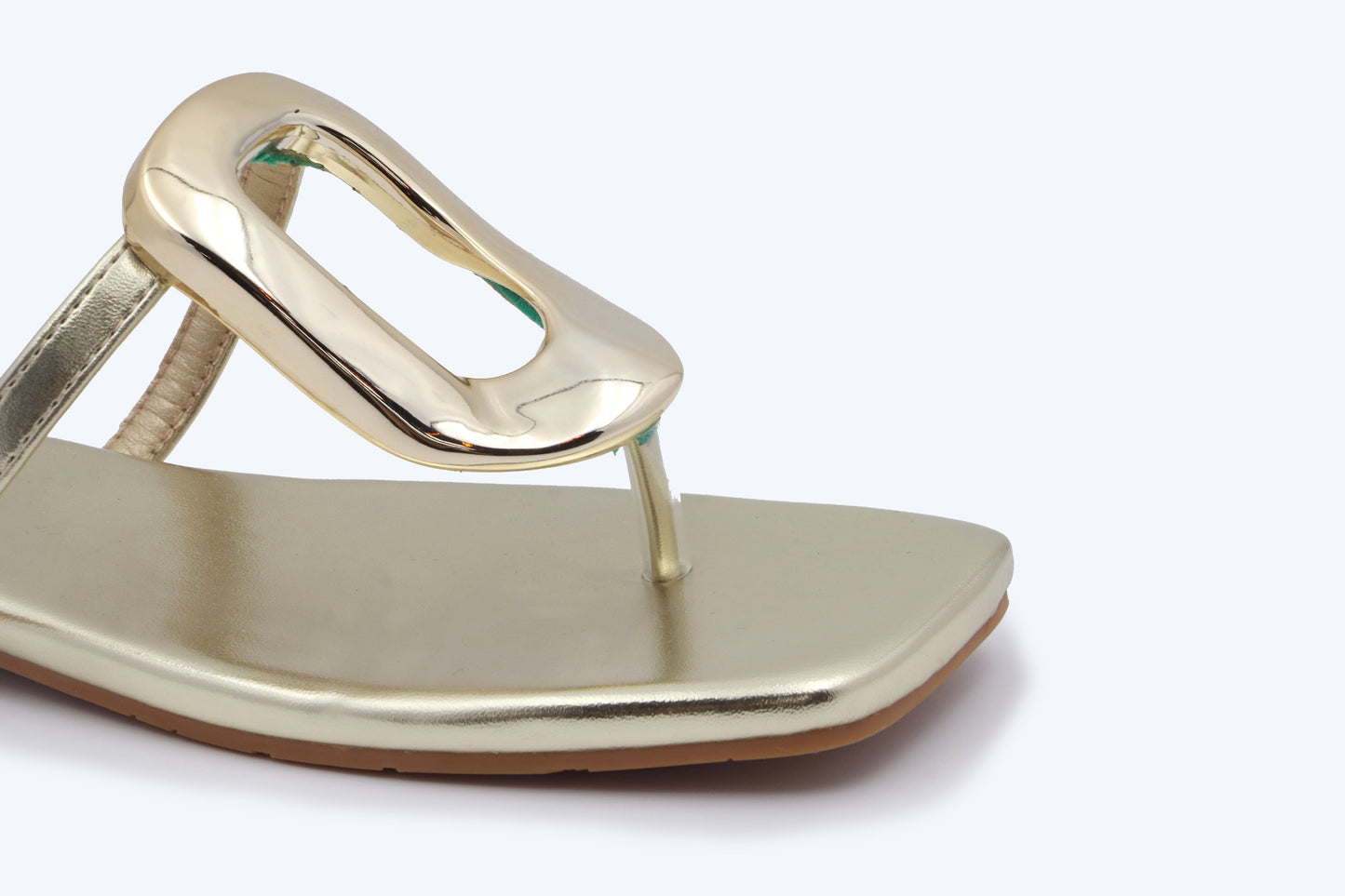 Gold Metallic Glide Flats
