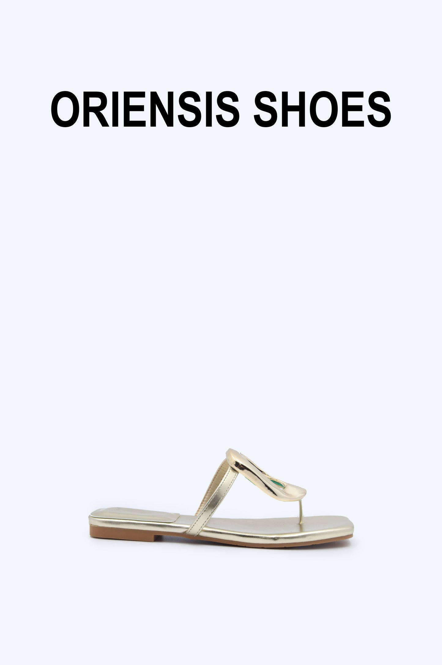 Gold Metallic Glide Flats