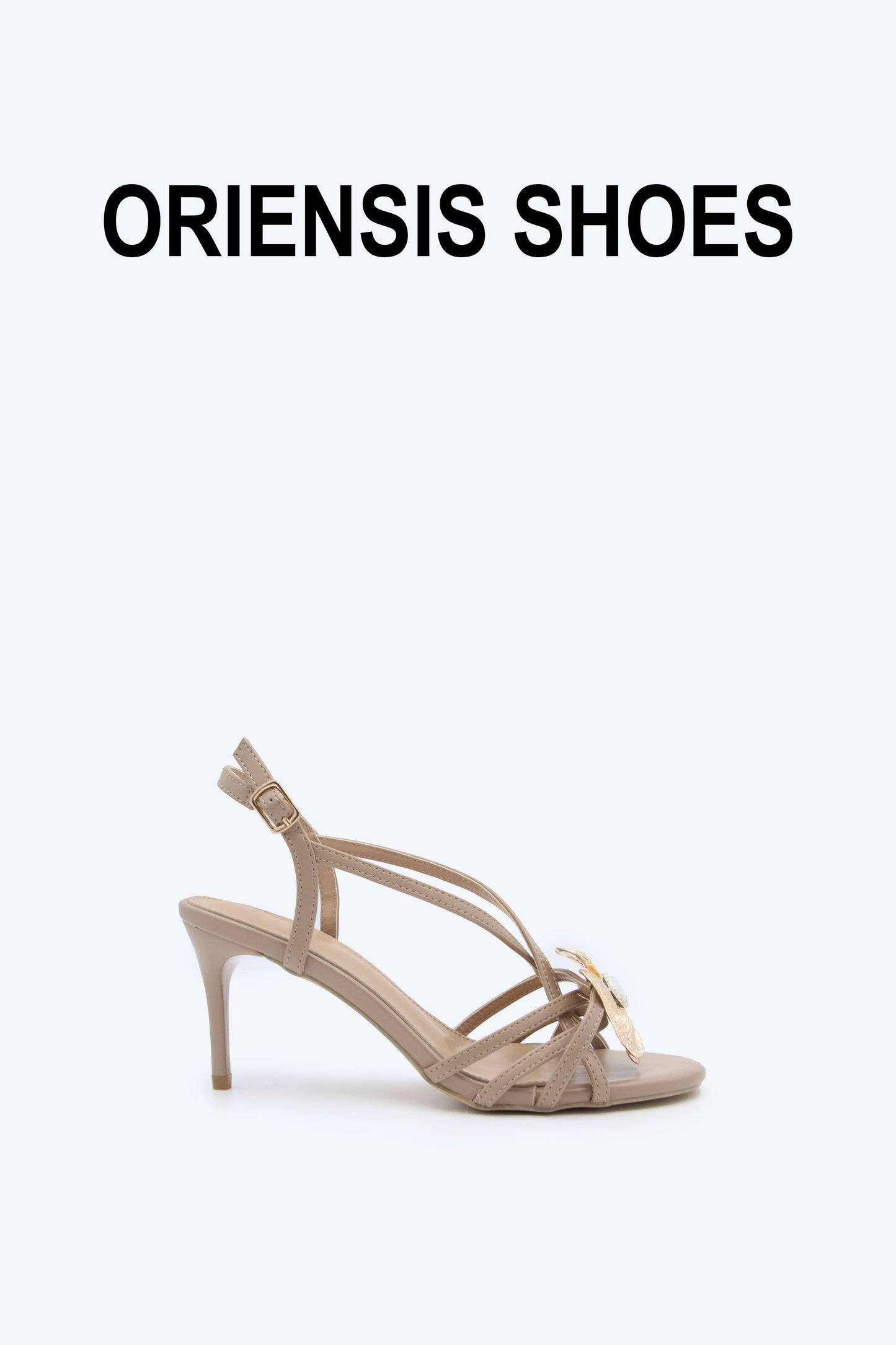 Coffe Flower Gleam Heels