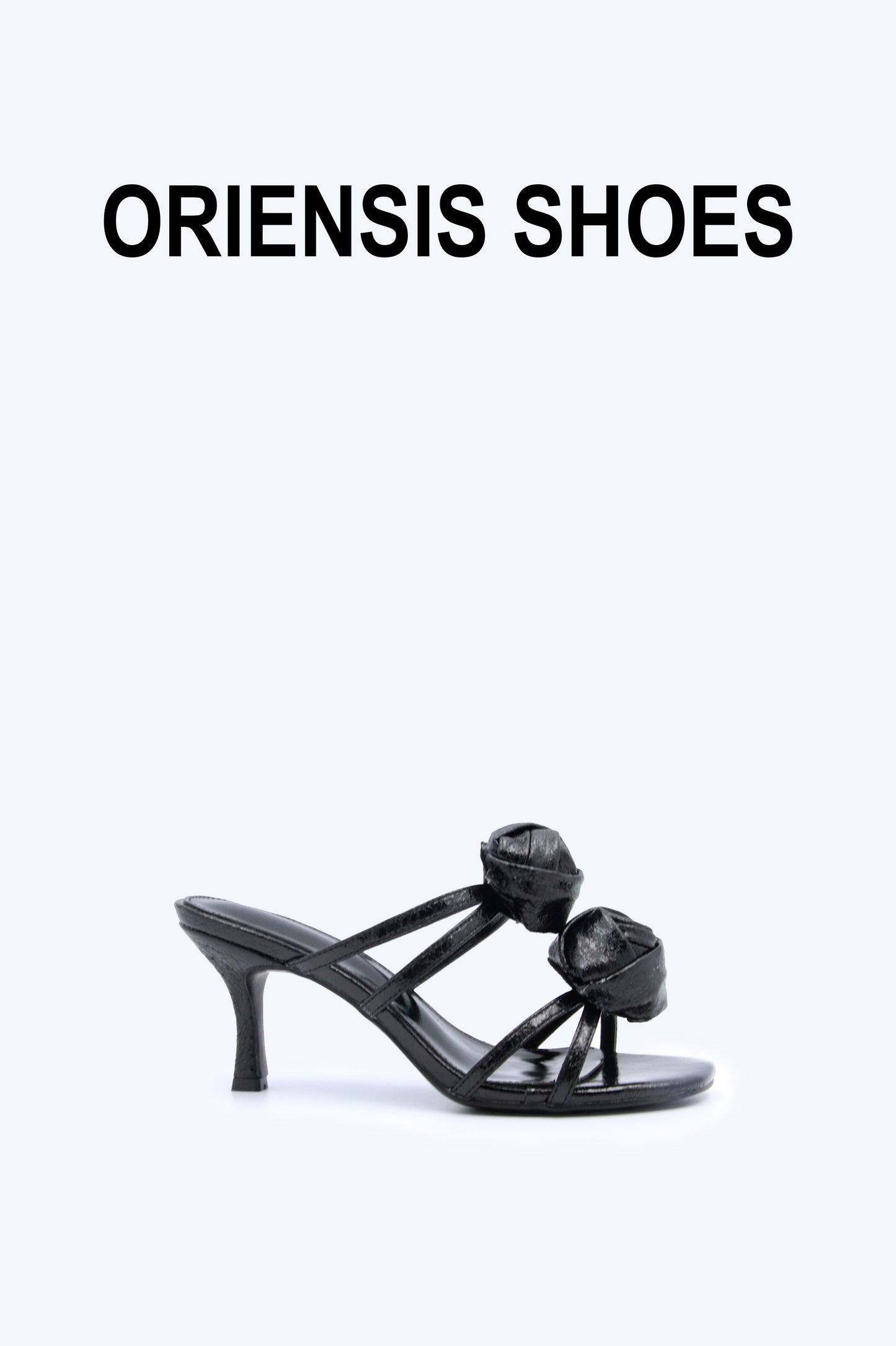 Black Rose Mule Sandles