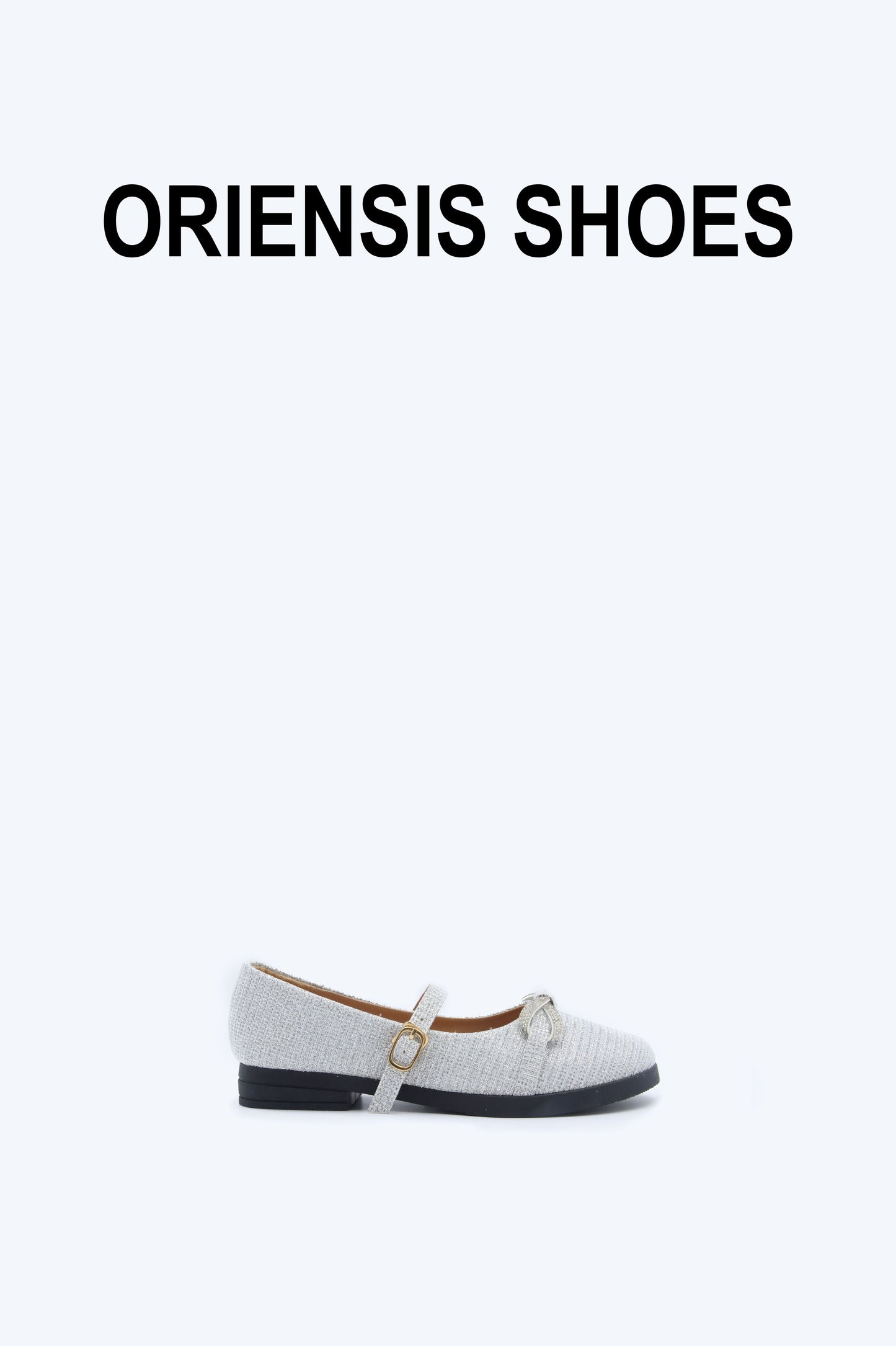 Silver Bowknot Spark Shoes