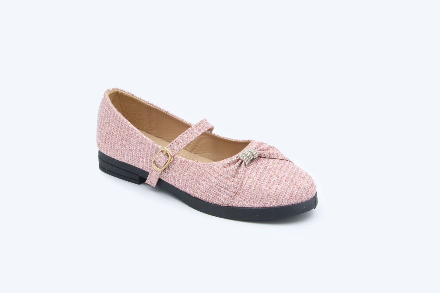 Pink Tweed Glitz Shoes