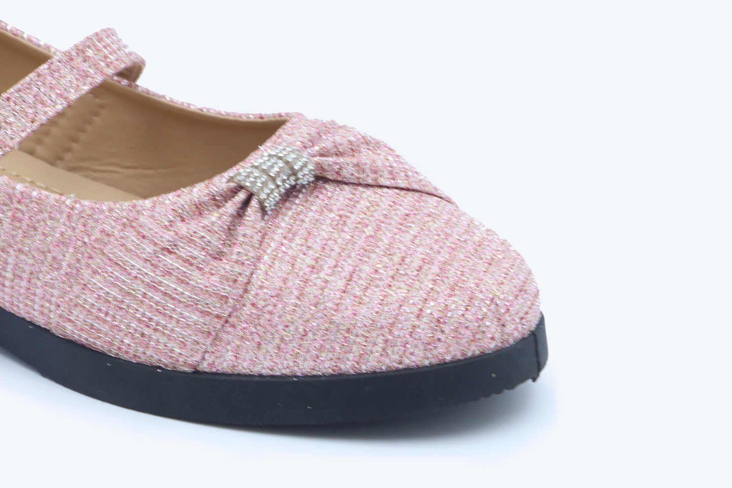 Pink Tweed Glitz Shoes
