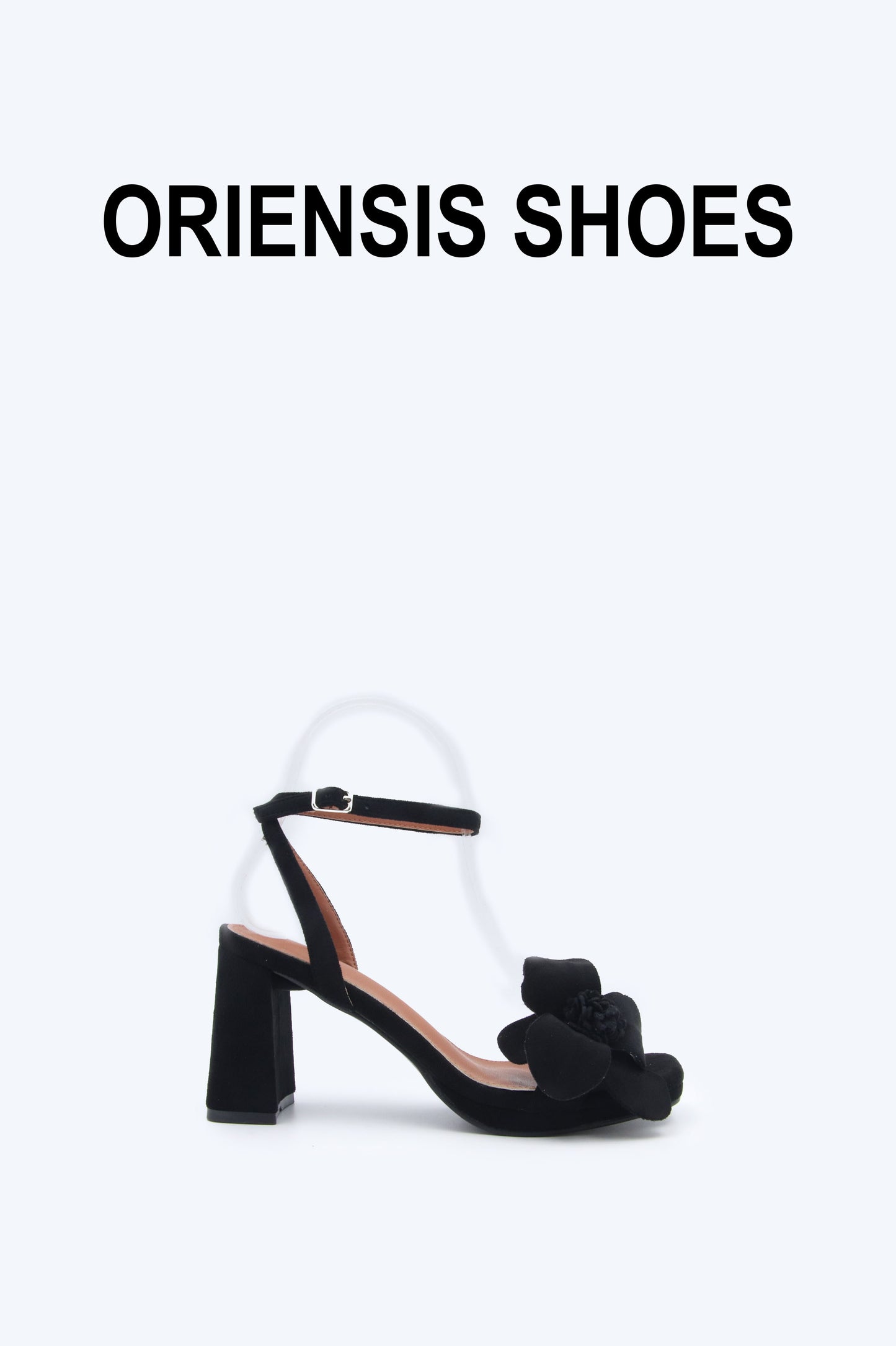 Black Petal Heel