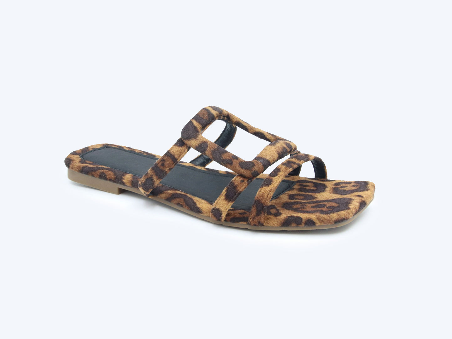Gold Leopard Loop Flat