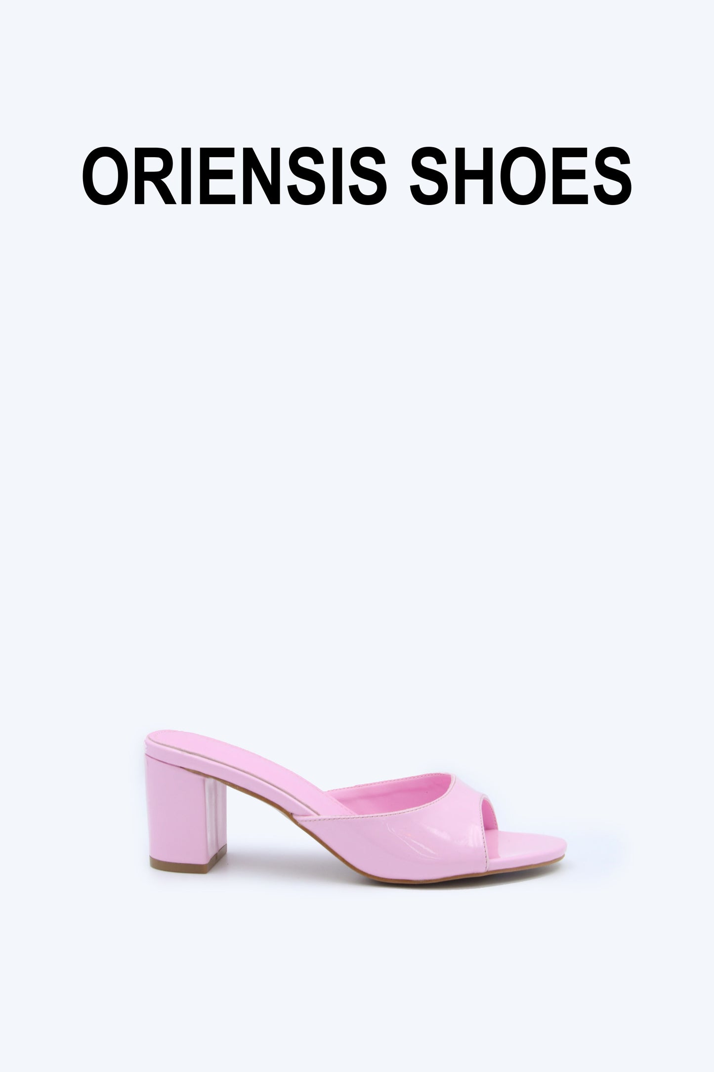 Pink Shine Mule sandals