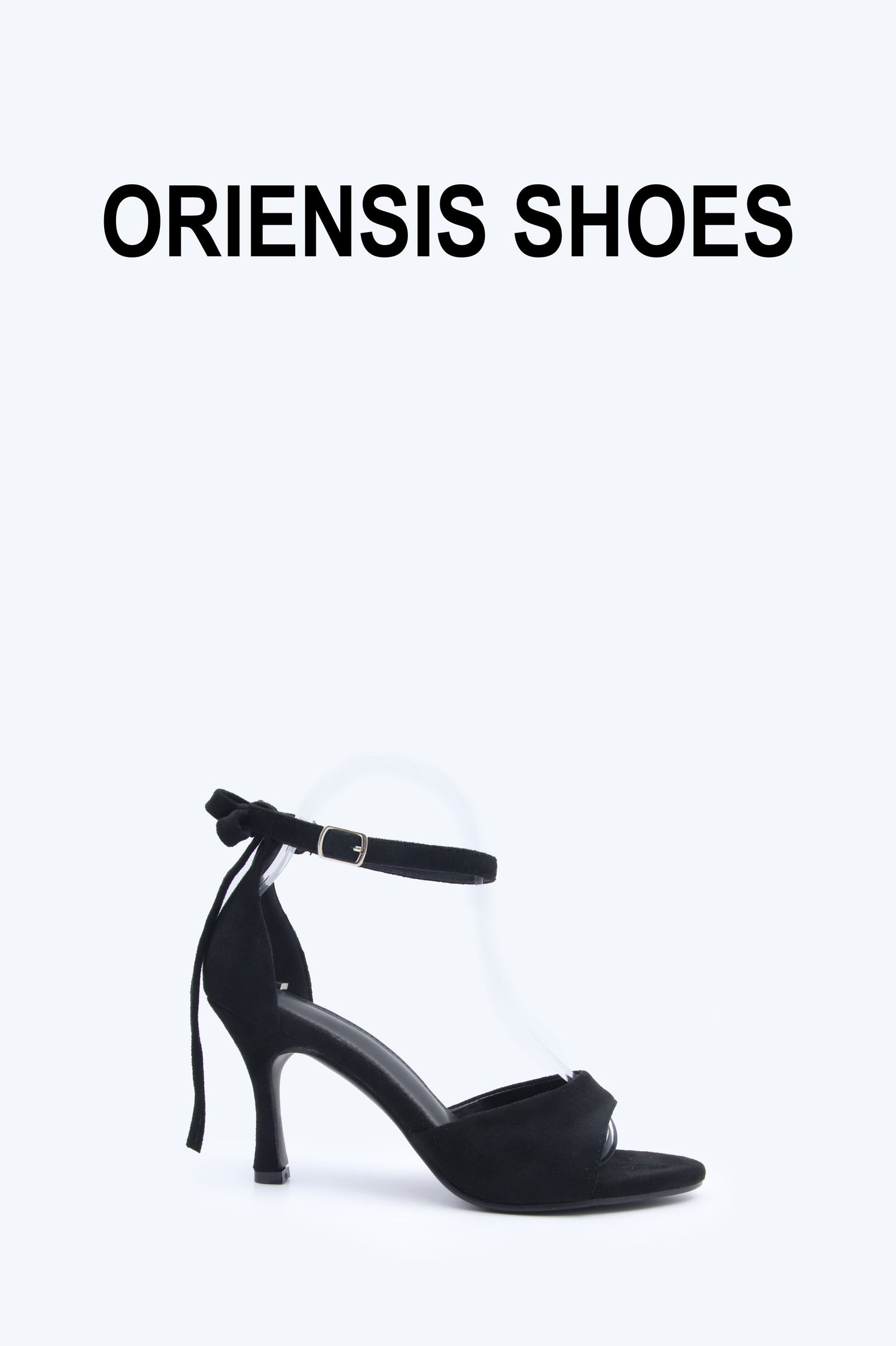 Black Chic Bow Heel