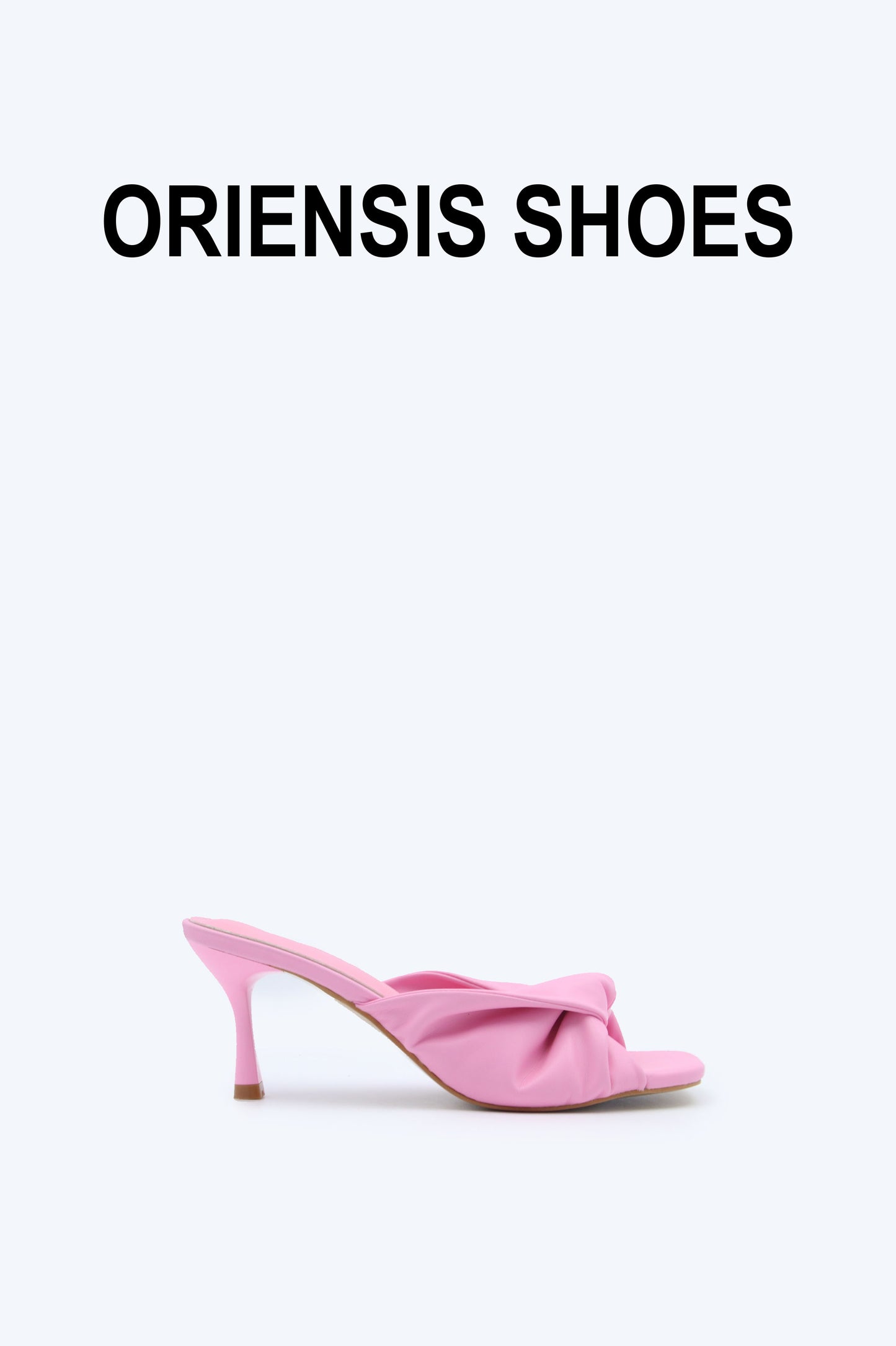 Pink Pleat Gleam Sandal