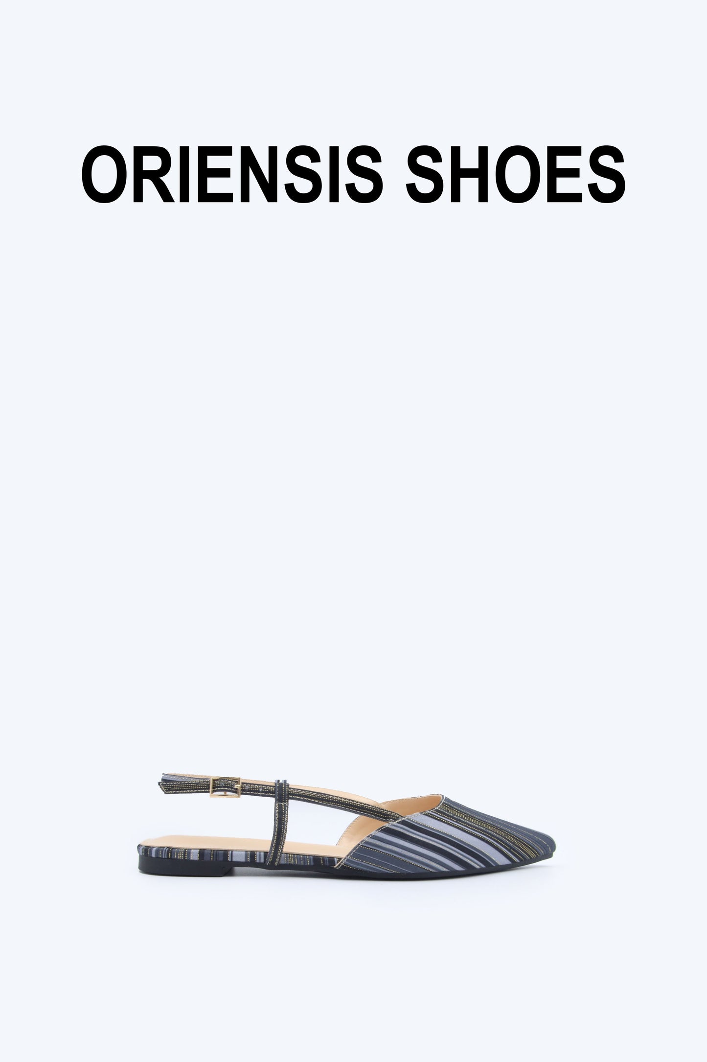 Blue Stripe Gleam Flat