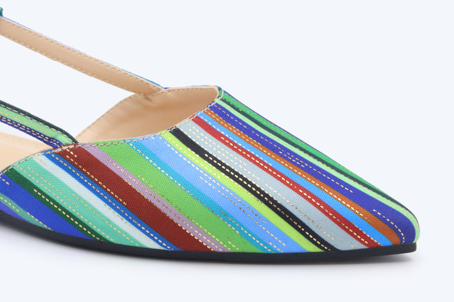 Rainbow Stripe Gleam Flat