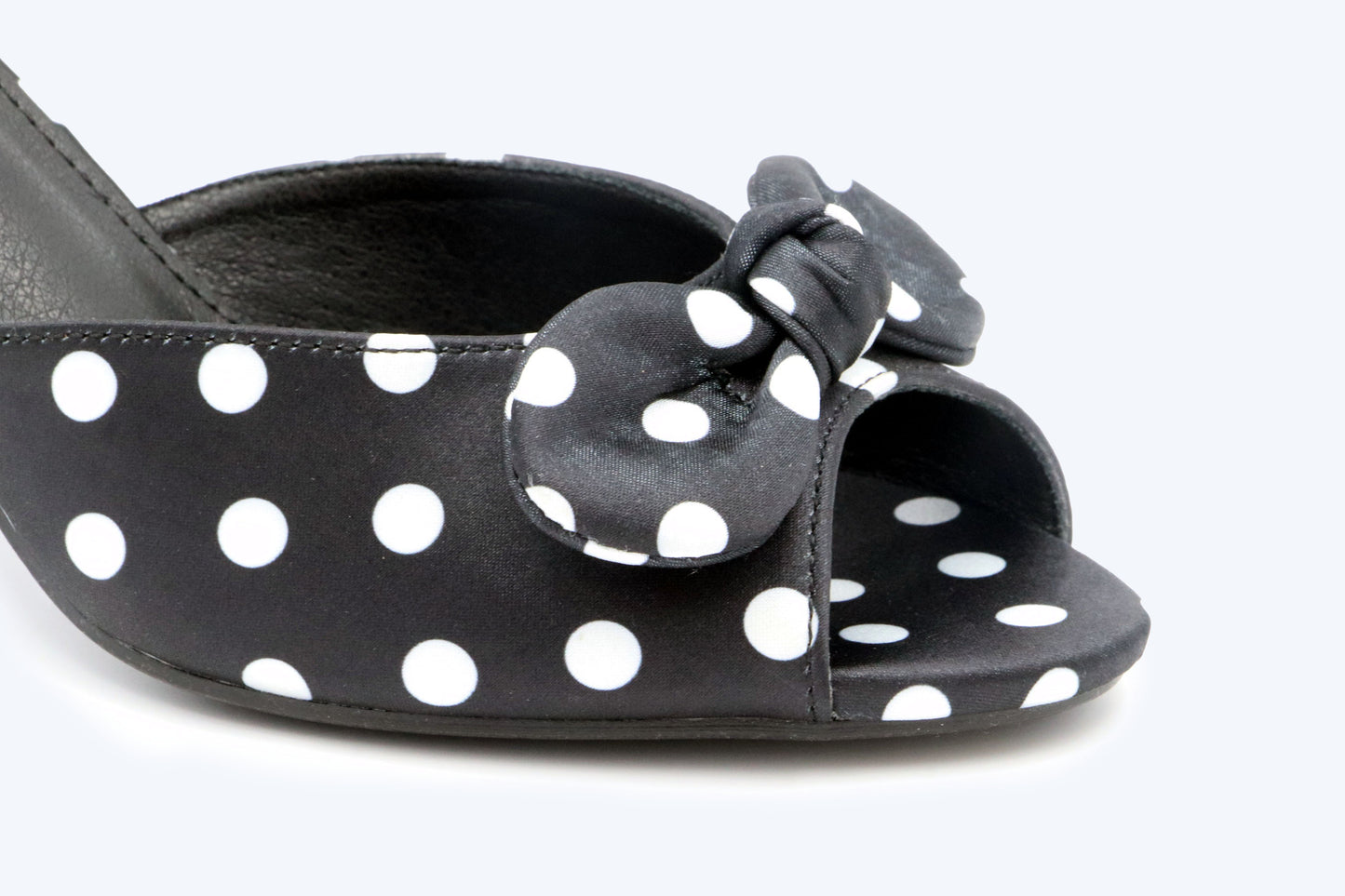 Black Dot Twist Sandal