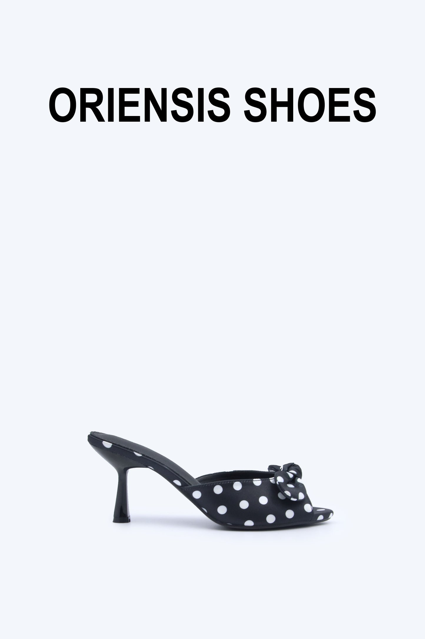 Black Dot Twist Sandal