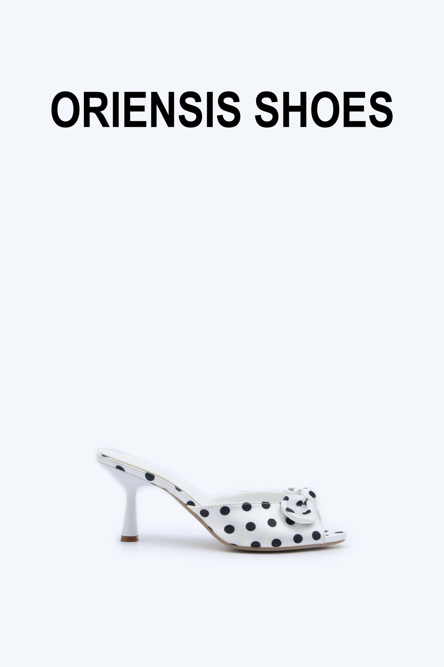 White Dot Twist Sandal
