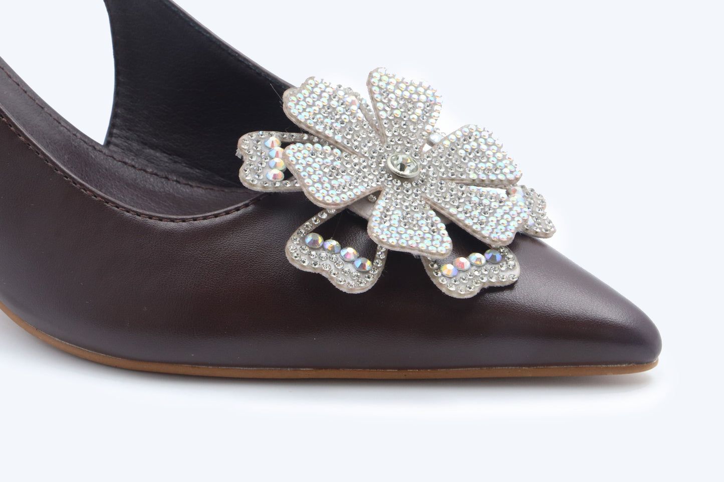 Brown Trendsetter Sparkle Heel