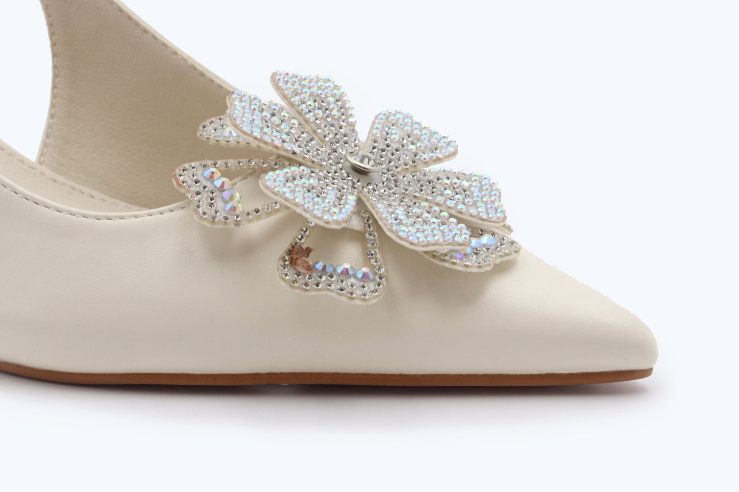 Cream Trendsetter Sparkle Heel