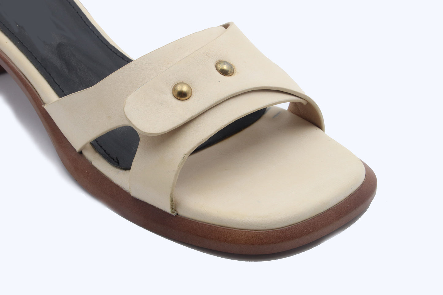 Brown Luna Slide Heels