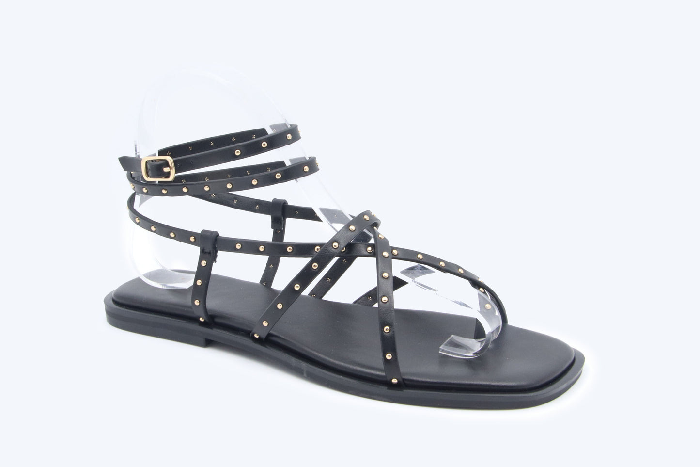 Black Raya Cross Flat