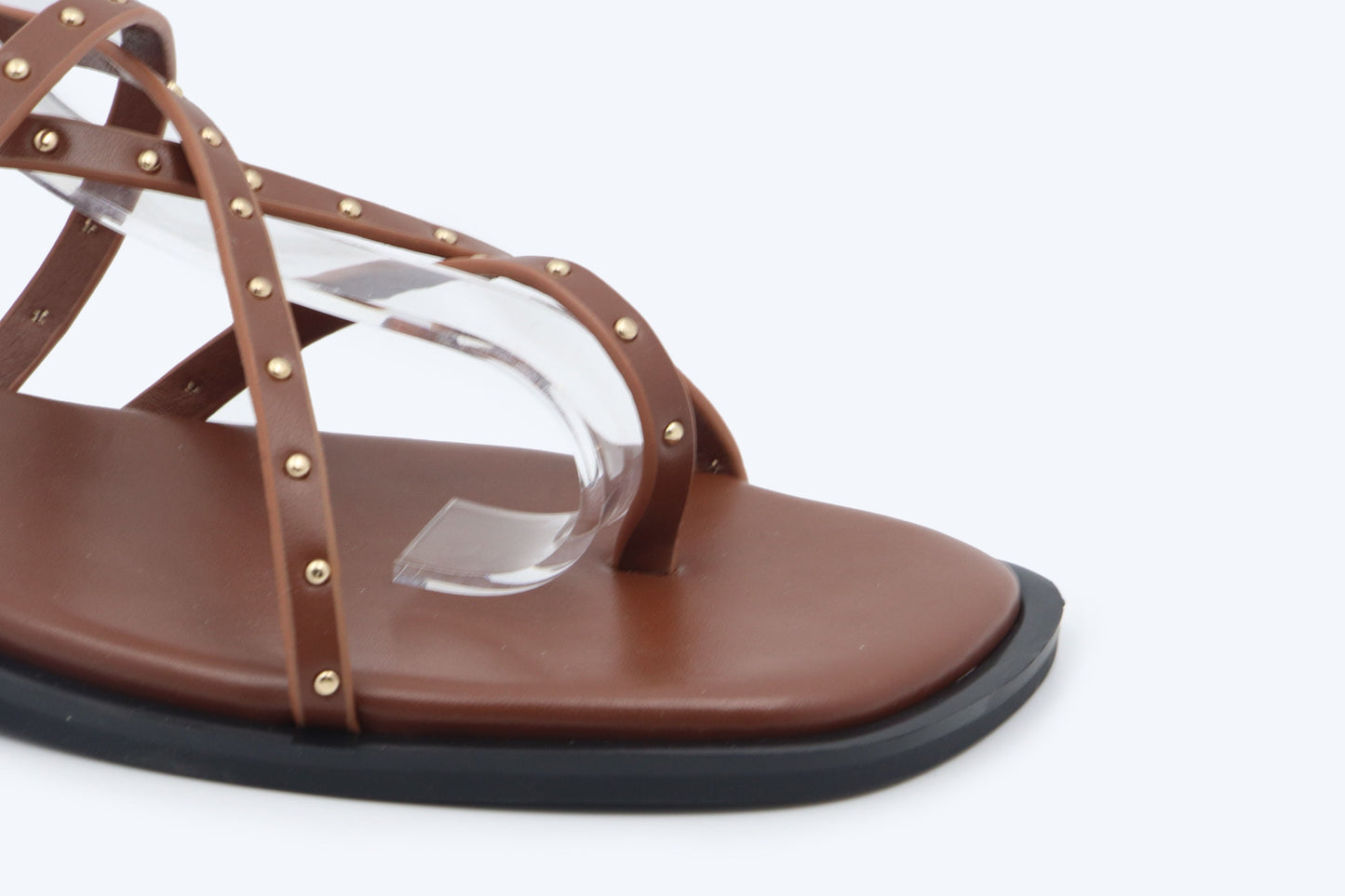 Brown Raya Cross Flat