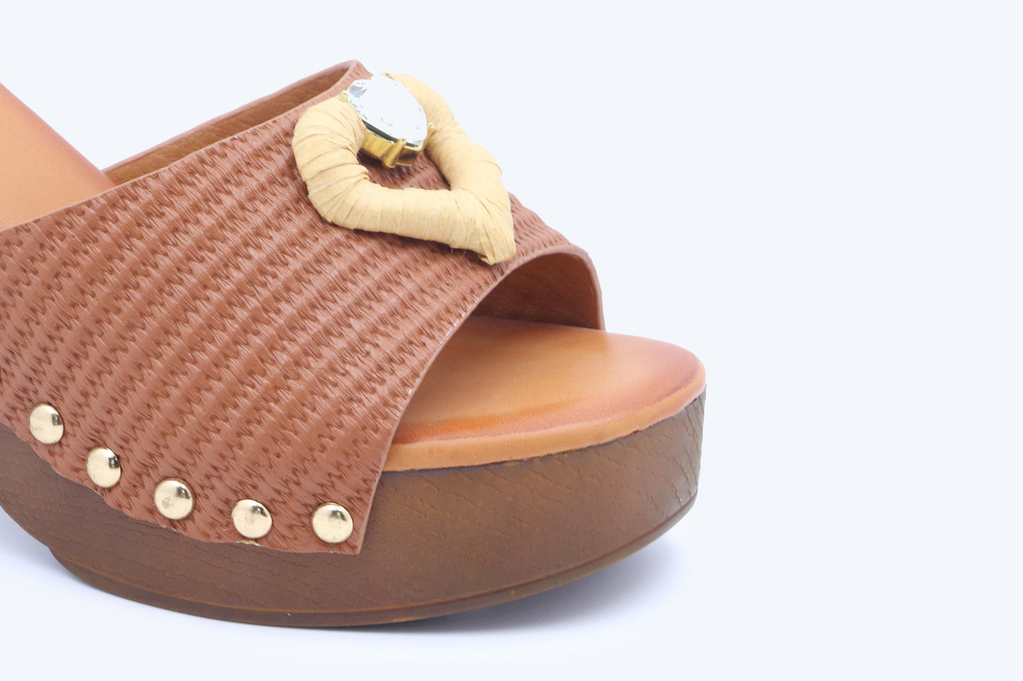 Brown Cleo Step Sandal