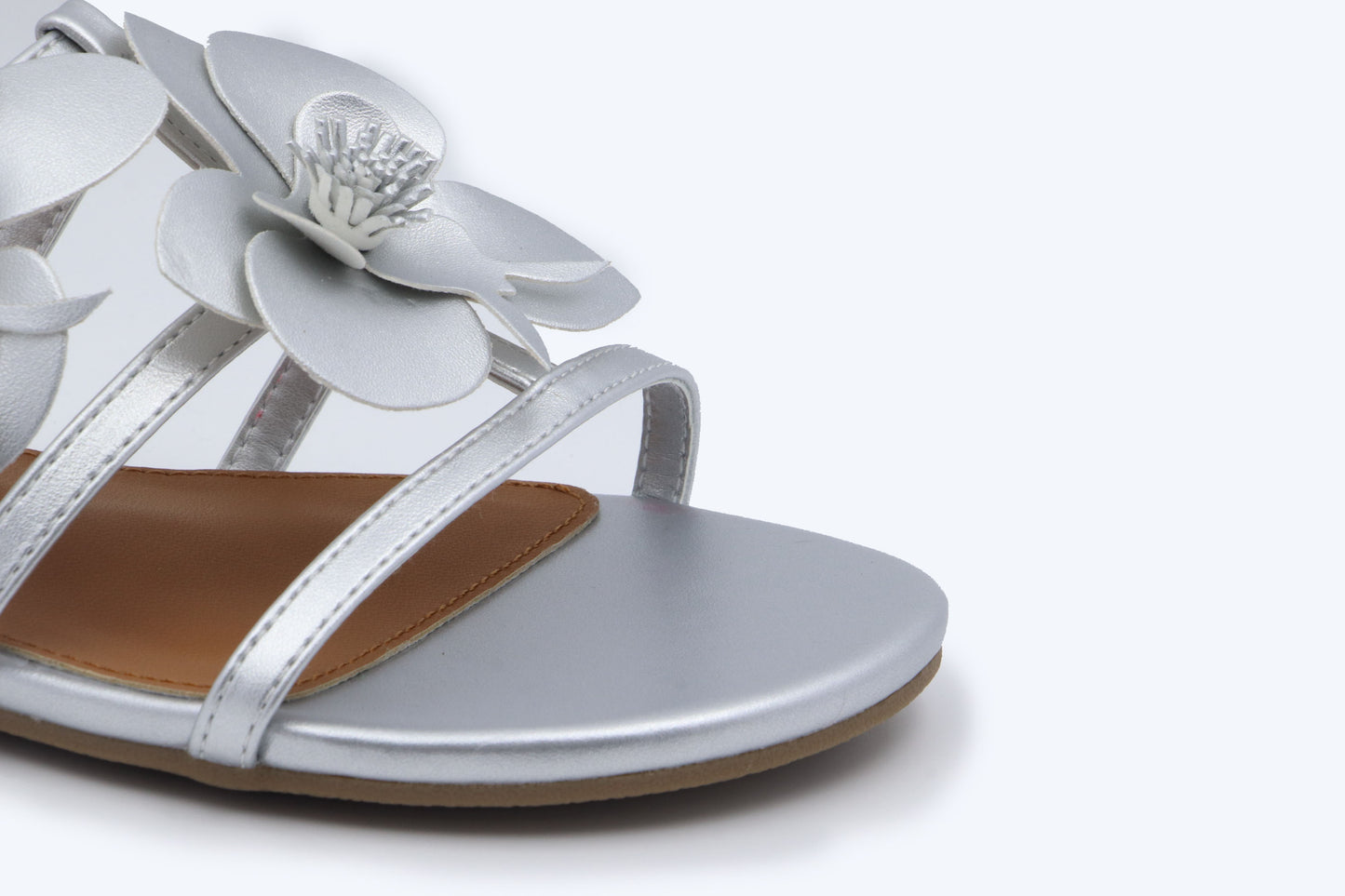 Silver Etoile Step Heel