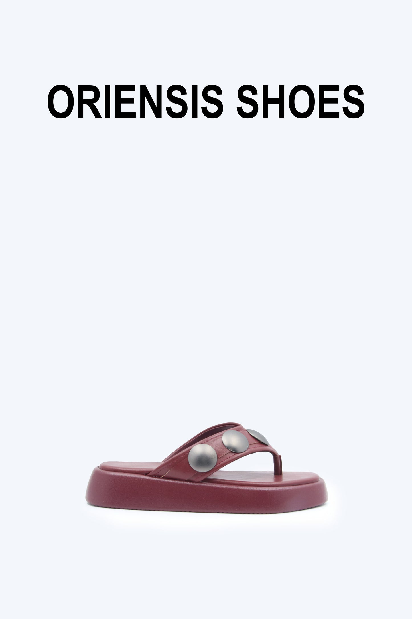 WineRed Daisy Charm Flat
