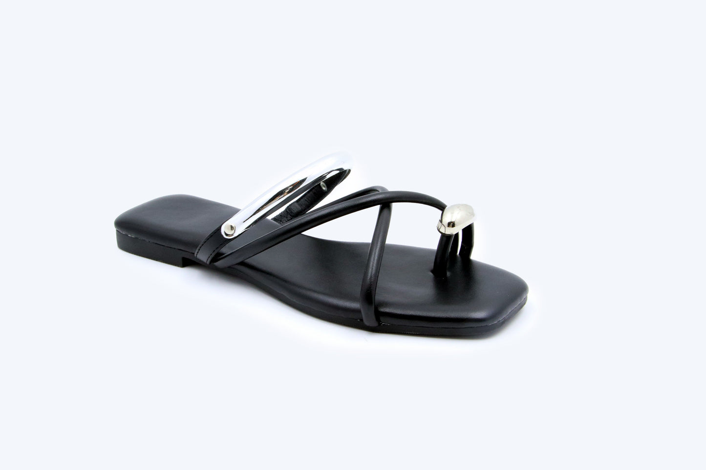 Black Luna Loop Flat